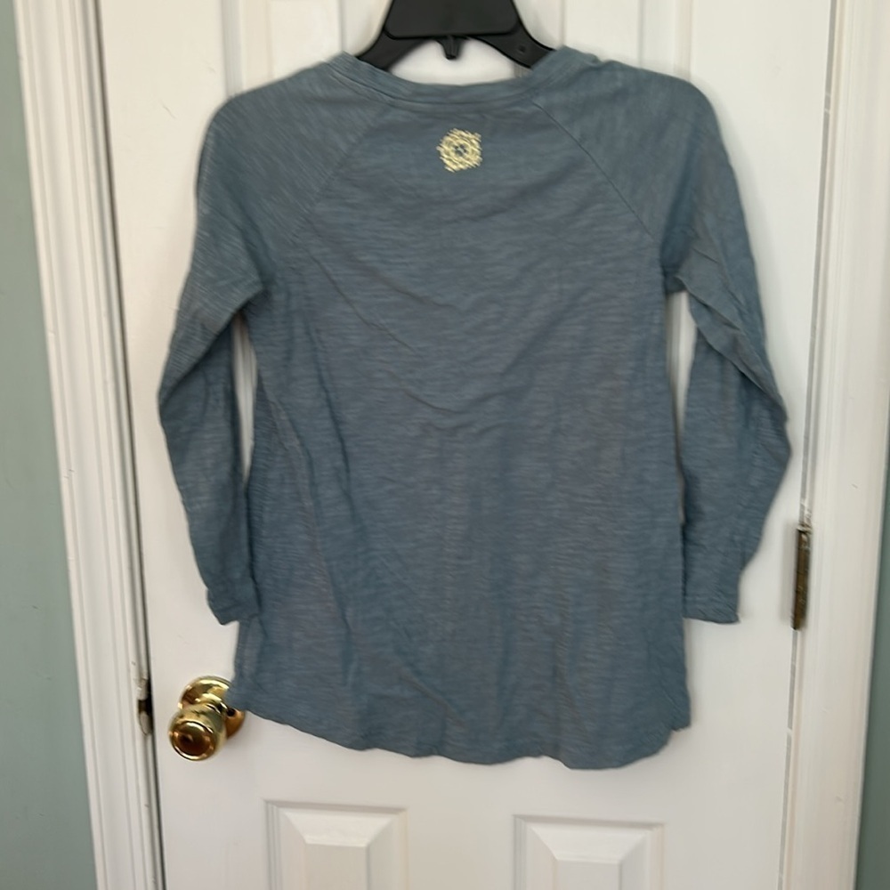 Take It Easy Long Sleeve Boho Tee Shirt - Picture 2 of 4